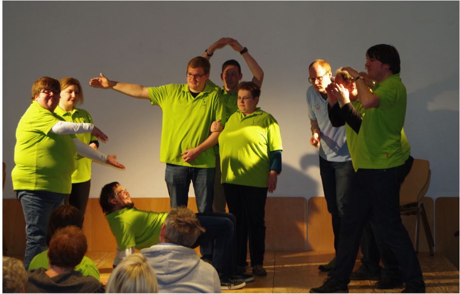Kooperationsprojekt Ledder Werkstätten – EFS: Improtheater!