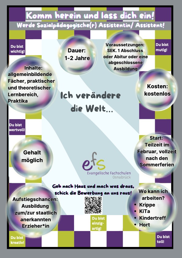 Neue BFS-Klassen: Seid dabei!