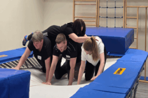 Psychomotorik auf dem Trampolin